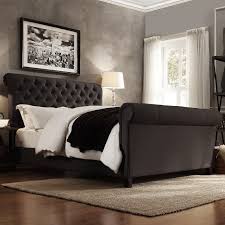 Weston Home Ellesmere Tufted Upholstered Sleigh Bed Walmart Com Walmart Com