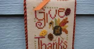 Shepards Bush Give Thanks Finished Completed Shepherds Bush Give Thanks Turkey Cross Stitc Fall Cross Stitch Cross Stitch Pillow Vintage Cross Stitch Pattern