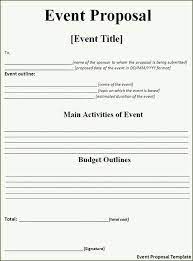 Event Proposal Template Event Planning Proposal Event Proposal Event Proposal Template