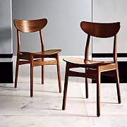 Asher solid wood dining chairs (2). Solid Wood Dining Chair