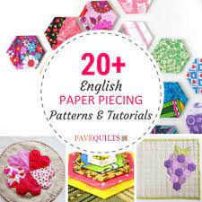 Hexi templates for paper piecing. 20 English Paper Piecing Patterns And Tutorials Favequilts Com
