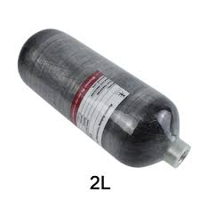 TUXING Carbon Fiber Gas Cylinder 2L 4500PSI 300Bar 30MPA PCP Air Tank Scuba  Diving PCP Cylinder HPA Condor