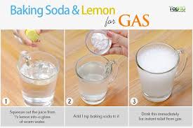 Baking Soda And Lemon Remedy For Stomach Gas Homeremediesforinsomnia Baking Soda And Lemon Home Remedies For Gas Natural Remedies For Gas