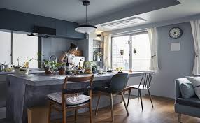 パワフルキッチンで叶えた母と娘の二人暮らし folk 家のインテリア 高級住宅インテリア アパートのインテリア