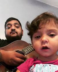 Jammin with baby Ava.