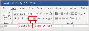 Three Ways To Insert Superscripts And Subscripts In Microsoft Word
