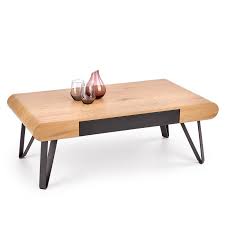 Ces 4 pieds épingle vous permettront de créer ou de relooker un beau plateau de table basse dans un style urbain industriel ou rétro chic des années 4 pieds acier dits en épingle ou hairpin legs. Table Basse Design Avec Un Tiroir Et Pieds Style Epingles En Acier
