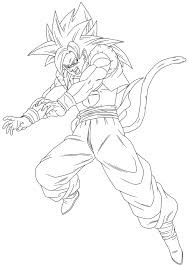 Goku Ssj4 Coloring Pages Coloring Pages Dragon Ball Super Dragon Ball