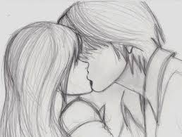 Share the best gifs now >>> Boy And Girl Kissing Drawing Easy Drawing Wallpaper