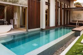 In addition to having a private dip pool, each villa also comes with its own steam room and glass panel on the floor (for villas that sit on water) to view marine life! Cool Hotels Of The World The W Retreat Koh Samui