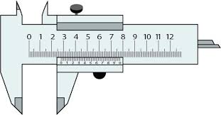 its a slide calipers or vernier calipers vector sketch it