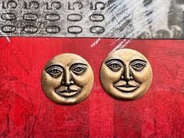 Brass Wall Hanging Moon