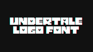 The player controls a child who has fallen into the underground: Undertale Logo Font Free Download