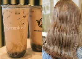 It's the newest hair color trend directly from asian girls. Your Favorite Milk Tea Flavor Can Inspire Your Next Hair Color Transformation Booky