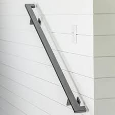 If your staircase doesn't have a handrail, installing one takes just a few basic tools. 12 Wall Mounted Handrail Ideas Handrail Stair Handrail Stair Railing