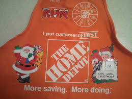 Ron Christmas 12042011 Home Depot Apron Apron Designs Christmas Aprons