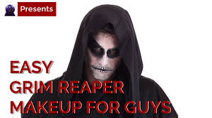easy grim reaper makeup tutorial for