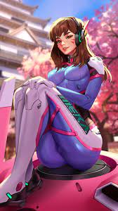 D.Va Overwatch 4K Game Art Wallpaper iPhone HD Phone 2330h