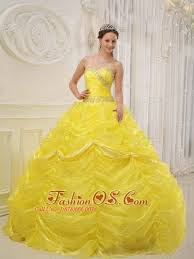 Pretty Yellow Sweet 16 Dress Sweetheart Organza Beading Ball Gown Http Www Fashionos Com A Gorgeous Qui Quince Dresses Quinceanera Dresses Sweet 16 Dresses