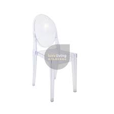 Truly fit for a king, our replica philippe starck louis ghost chair is a ravishing reinvention of the sumptuous style of former french king louis xv. Replica Philippe Starck Louis Ghost Victoria Chair Clear Transparent