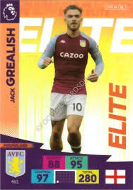 Jack pete grealish (birmingham, inglaterra, reino unido; 461 Jack Grealish Elite Aston Villa Premier League Adrenalyn 2020 21 Football Cards Direct
