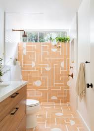 Beautifully designed with marine and dark blue colored glass. These 21 Funky Bathrooms Make The Case For Ditching Subway Tiles Dwell