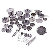 We are worth the browse online or pop into one of our nationwide stores. Buy Segolike Children Kids Pretend Toys Kitchen Cookware Set Stainless Steel Pots And Pans With Cooking Utensils Playset 40 Pieces Features Price Reviews Online In India Justdial