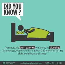 Your Body Burns As Many Calories While Sleeping As It Does While You Are Sitting Around Watching Tv Burn Calories Burns Health Care