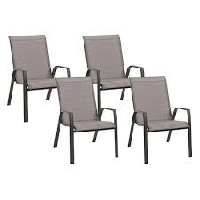 Sonoma Goods For Life Coronado Stackable Sling Patio Chair 4 Piece Set Patio Chairs Outdoor Furniture Sets Outdoor Chairs