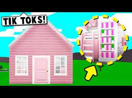 I Made A Tiny House Using Building Hacks From Tik Tok A Secret Room Roblox Bloxburg Secret Rooms Secret Rooms In Houses Secret Rooms In Houses Tik Tok