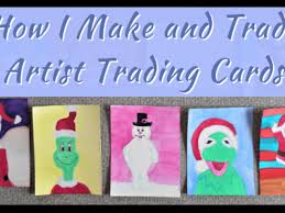 However, she sort of declined it, because she felt that it would be useless, especially from those empty cereal boxes. How I Make And Trade Artist Trading Cards Feltmagnet