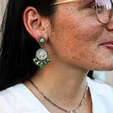 Golly, the greens and coins are a match made in heaven. Ring is an 8.5. The  Coin Collection 10.10.24 6pm CT