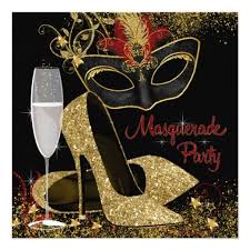 Pin On Masquerade Birthday Party Invitations