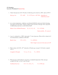 Gas laws packet ideal gas law worksheet pv = nrt. Chemistry The Ideal Gas Law Worksheet Nidecmege