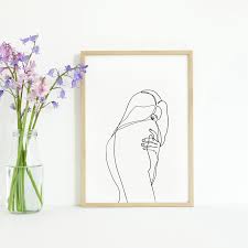 Take advantage of your home's blank canvases and elevate any room or space with wall décor items from at home. Abstract Woman Body Wall Art Canvas Posters Prints Female Naked Single Line Art Drawing Painting Black White Picture Home Decor Buy At The Price Of 2 66 In Aliexpress Com Imall Com