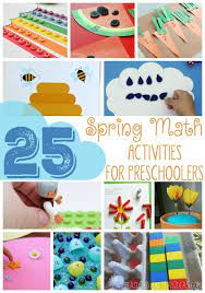 25 Spring Math Activities For Preschoolers Spring Math Activities Math Activities Preschool Spring Math Activities Preschool