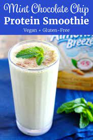 Mint Chocolate Protein Smoothie Recipe L Little Chef Big Appetite Recipe Protein Smoothie Dairy Free Protein Chocolate Protein Smoothie