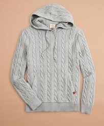 Shop women's sweaters, cardigans, and cable knits for warmth, style, and any occasion! Cable Knit Hoodie Brooks Brothers