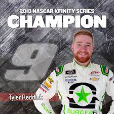 William byron won the 2017 championship with jr motorsports, but moved up to the monster energy nascar cup series. Congratulations Tyler Reddick 2018 Xfinity Series Champion Nascar