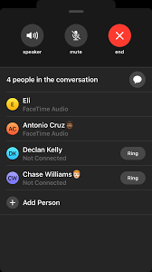 On every ios 14 or higher , facetime modified our video feed so your eyes are always looking into the camera , even when they're not. Camera Button Missing During Group Faceti Apple Community