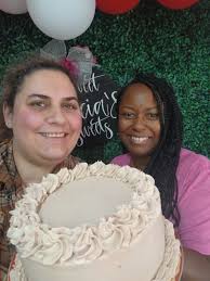 I had my grandson (Nico age 11) with me yesterday. Camp was canceled  because of rain. He likes to cook and bake, so to keep him occupied with  something fun, we baked!!