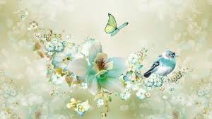 Hd Wallpaper Birds And Flowers Spring Flowers Wallpaper Spring Flowers Wallpaper Butterfly Wallpaper Flower Wallpaper