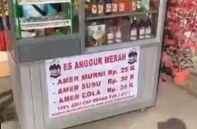 Maybe you would like to learn more about one of these? Mantap Jiwa Orang Ini Terang Terangan Buka Warung Es Anggur Merah Guideku Com