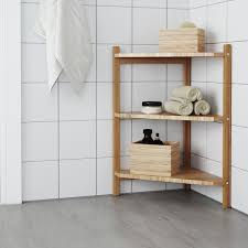 Hejne shelf unit, softwood, 30 3/4x12 1/4x67 3/8. Ragrund Sink Shelf Corner Shelf Bamboo 13 3 8x23 5 8 Ikea