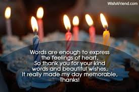 Thank You For Birthday Wishes For Family Members Words Are Enough To Express The Thank You For The Birthday Wish Thank You Quotes For Birthday Thanks For Birthday Wishes Birthday Wishes Messages