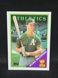 The problem is, nobody talked about tiffany cards until they were expensive. 1988 Topps Mark Mcgwire All Star Rookie 580 Value 0 01 82 00 Mavin