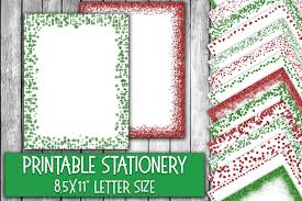 Christmas Stationery Glitter Borders Digital Paper Graphic By Oldmarketdesigns Christmas Stationery Digital Paper Printable Stationery