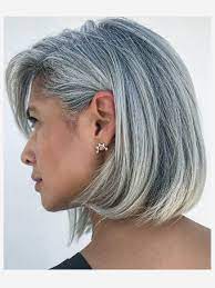 The messy curls are a lot to take in but look adorable when managed with care. Short Hairstyles Fresh Short Hairstyles For Thick Grey Hair New Long Gray Hair Grey Hair Color Hair Styles
