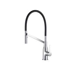 Stufurhome Vallant Gooseneck 1 8 Gpm Calgreen Single Handle Pull Out Sprayer Kitchen Faucet In Chrome St1100ch The Home Depot