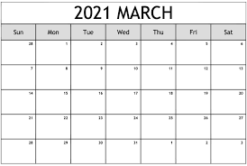 Download free printable 2021 calendar templates that you can easily edit and print using excel. March Calendars 2021 Archives My Blog